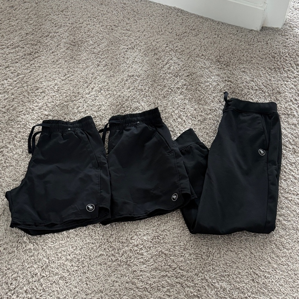 Boys Abercrombie Kids YPB Logo Shorts & Joggers